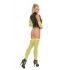 Neon Nites Fishnet Thigh High Stockings Green O/S - Bodystockings, Pantyhose & Garters