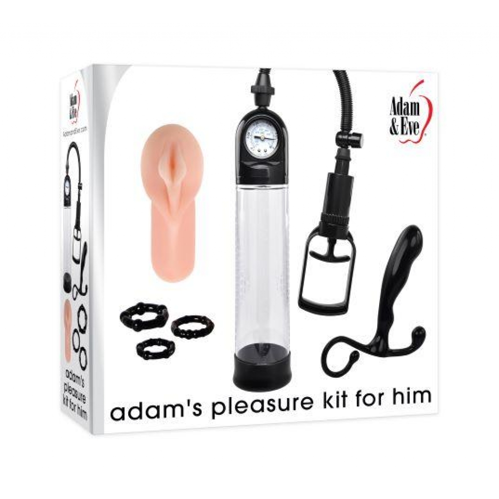 Adam & Eve Adams Pleasure Kit For Him - Penis Pumps