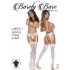 Barely Bare All-in-one Garter & Panty Peach O/s - Bra Sets