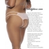 Barely Bare Double Strap Open Panty Peach Q/s - Babydolls & Slips