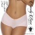 Barely Bare Split Lace Boy Shorts Peach O/s - Babydolls & Slips