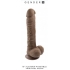 10 In Poseable Flexskin True Feel Dark - Realistic Dildos & Dongs