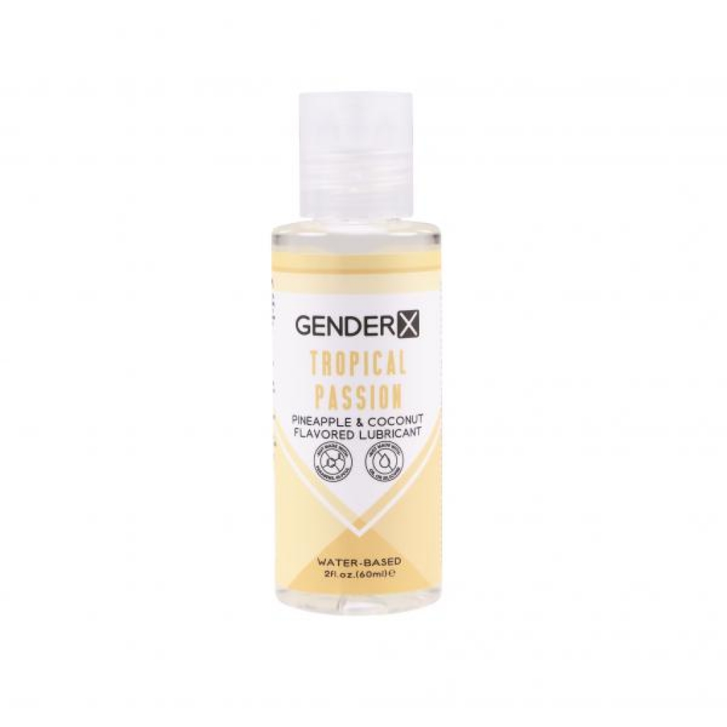 Gender X Tropical Passion Lube Flavored 2 Oz - Lubricants