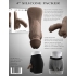 Gender X 4in Silicone Packer Dark - Realistic Dildos & Dongs
