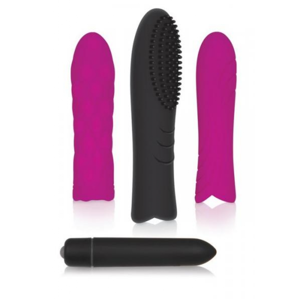 Pleasure Sleeve Trio with Bullet Vibrator - Versatile Sensations