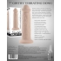 Evolved 7in Girthy Vibrating Dong Light - Realistic Dildos & Dongs