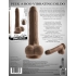 Evolved Peek A Boo Realistic Vibrating Dildo - Dark