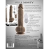 Evolved Full Monty Dark Skin Tone Vibrating Dildo