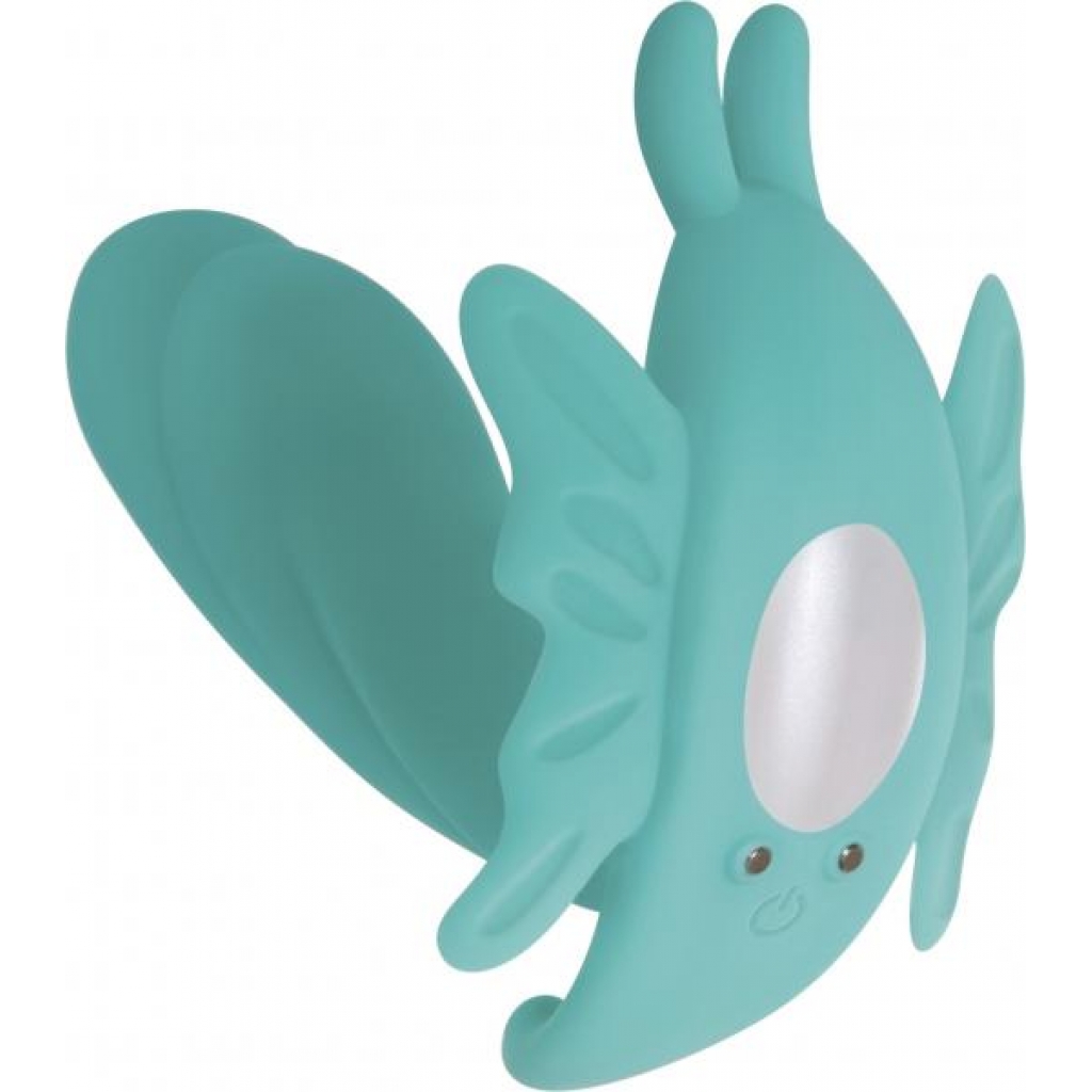 The Butterfly Effect Green Rabbit Style Vibrator - G-Spot Vibrators Clit Stimulators