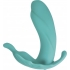 The Butterfly Effect Green Rabbit Style Vibrator - G-Spot Vibrators Clit Stimulators