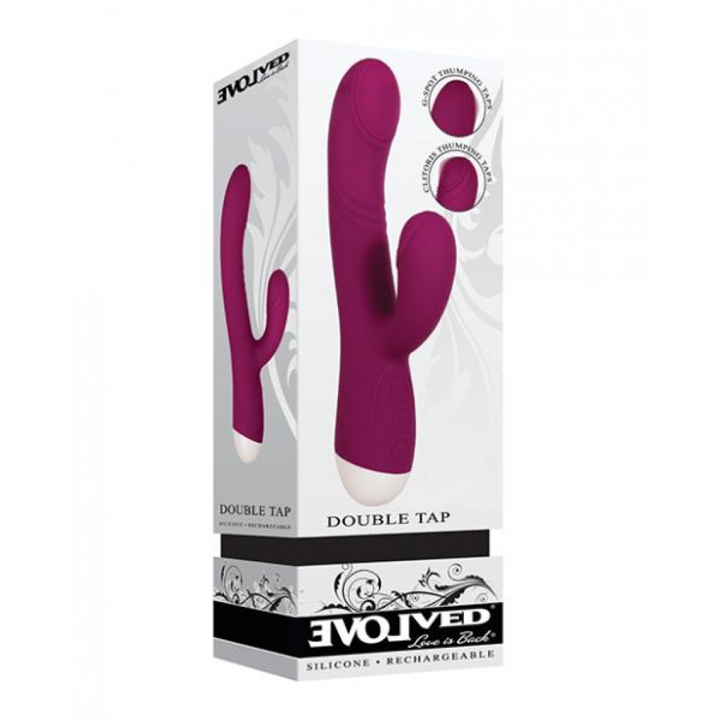 Evolved Double Tap - Dual Stimulating Vibrator