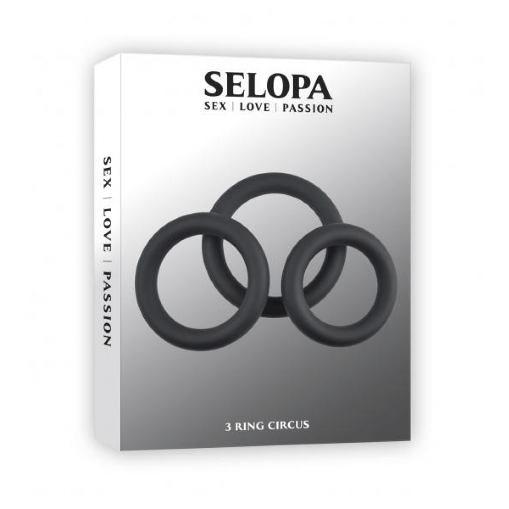 Selopa 3 Ring Circus - Classic Penis Rings