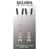 Selopa Beaded Nipple Clamps - Rose Gold