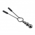 Selopa Beaded Nipple Clamps Black Chrome - Nipple Clamps