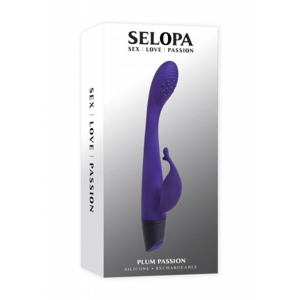 Selopa Plum Passion Rabbit Style Vibrator