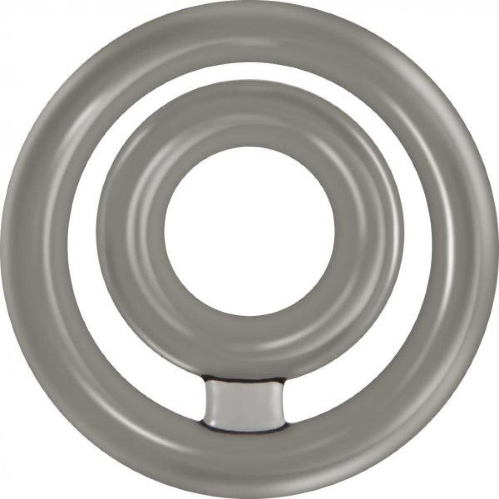 Bullseye Cock Ring Double Ring Smoke - Mens Cock & Ball Gear