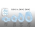 Ring A Ding Ding 4 Cock Rings Blue - Cock Ring Trios
