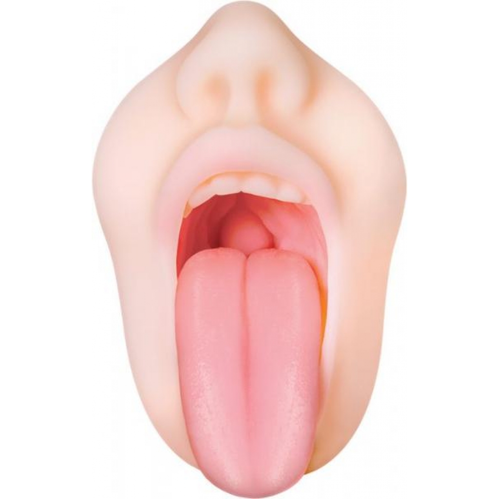 Real Mouth Stroker with Tongue Deep Throat Feel - Blow Job Masturbators