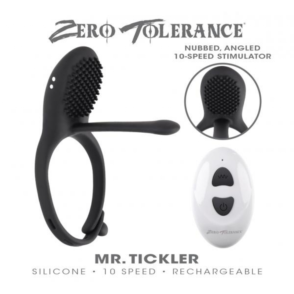 Zero Tolerance Mr. Tickler - Couples Vibrating Penis Rings