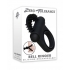 Bell Ringer Black Vibrating Cock Ring & Ball Strap - Couples Vibrating Penis Rings