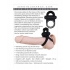 Bell Ringer Black Vibrating Cock Ring & Ball Strap - Couples Vibrating Penis Rings