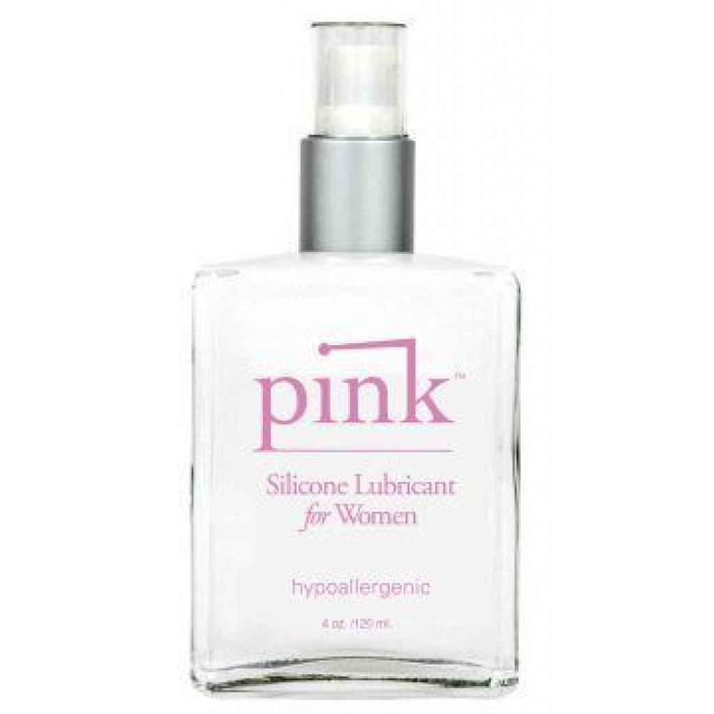 Pink Silicone Lube For Ladies 4 oz - Lubricants