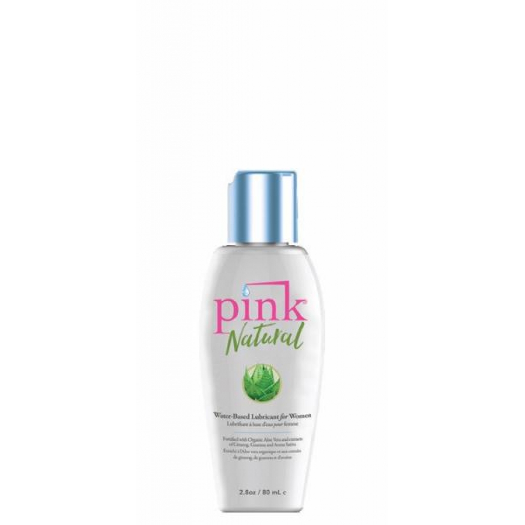 Pink Natural Water Based Lubricant 2.8oz - Lubricants