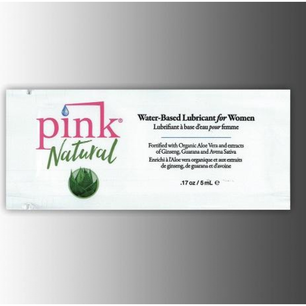 Pink Natural Water Based .17oz - Lubricants