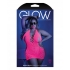 Glow UV Shock Value Halter Dress in Neon Pink