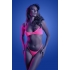 Glow Come Alive 3pc Seamless Set Neon Green & Pink O/s - Bra Sets