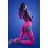 Glow Captivating Bodystocking Set Neon Pink O/s - Bodystockings, Pantyhose & Garters