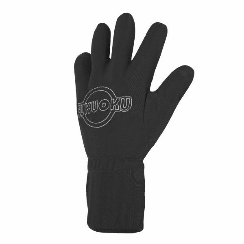 Five Finger Massage Glove Left Hand - Medium - Black - Body Massagers