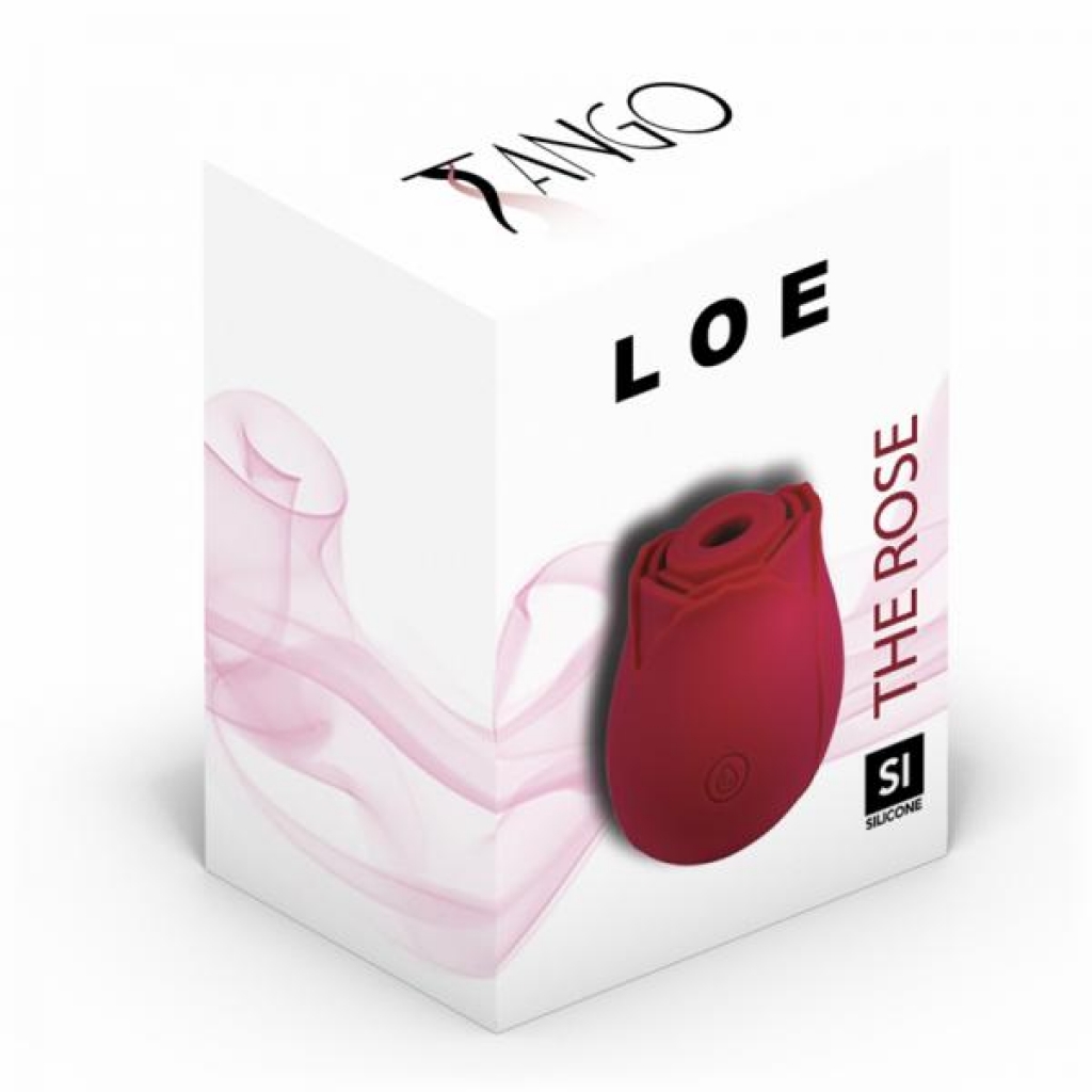 Loe The Rose Premium Suction Stimulator Red - Clit Suckers & Oral Suction