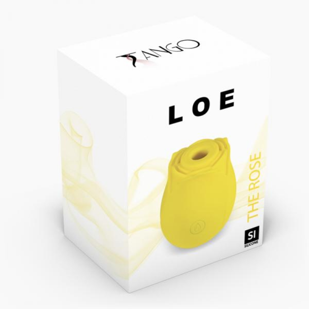 Loe The Rose Premium Suction Stimulator Yellow - Clit Suckers & Oral Suction