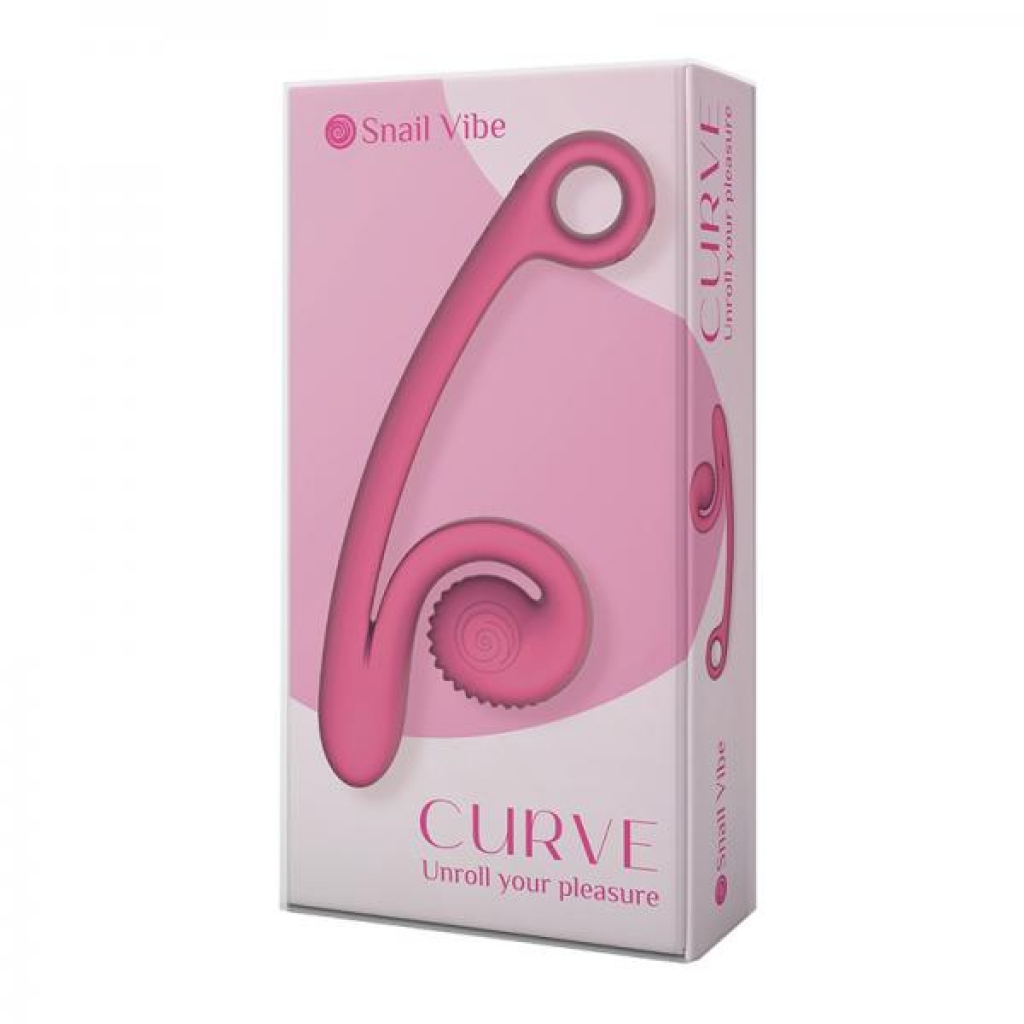 The Snail Vibe Curve Pink (net) - Modern Vibrators