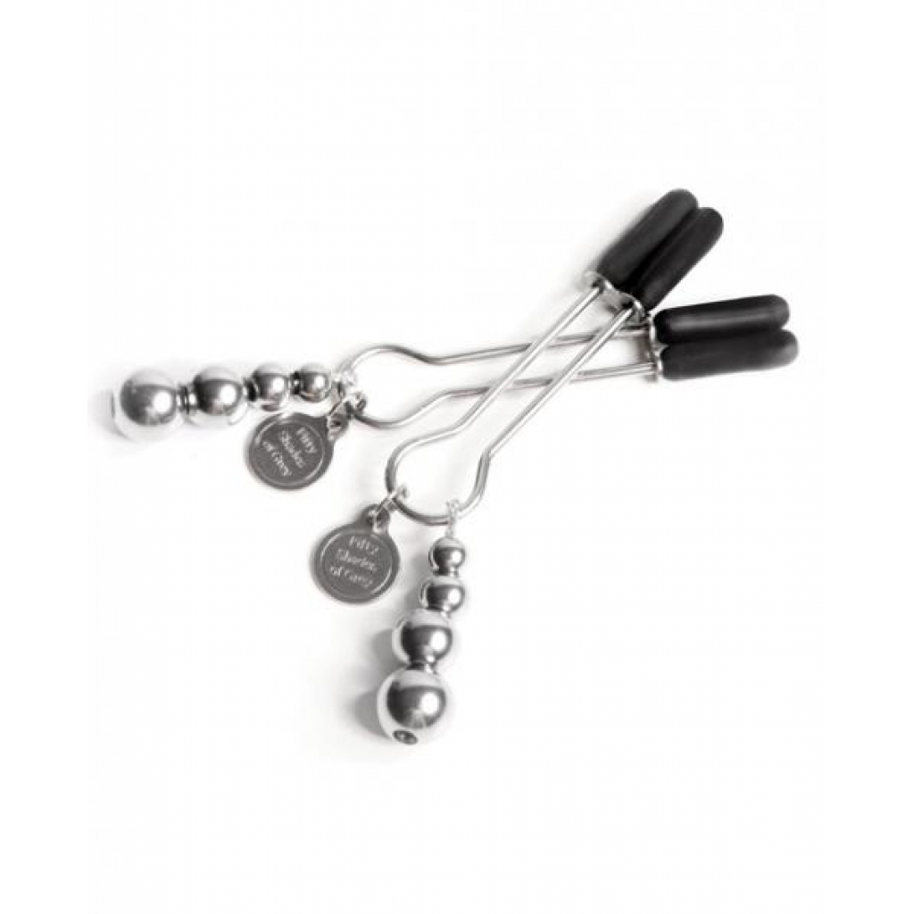Fifty Shades Adjustable Nipple Clamps - Nipple Clamps