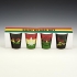 Set Of 4 Roast & Toast Shot Glasses - Gag & Joke Gifts