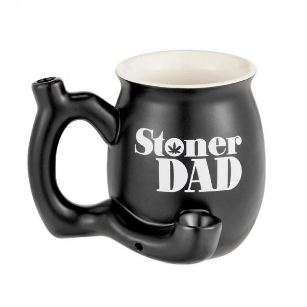 Matte Black Stoner Dad Mug - Gag & Joke Gifts