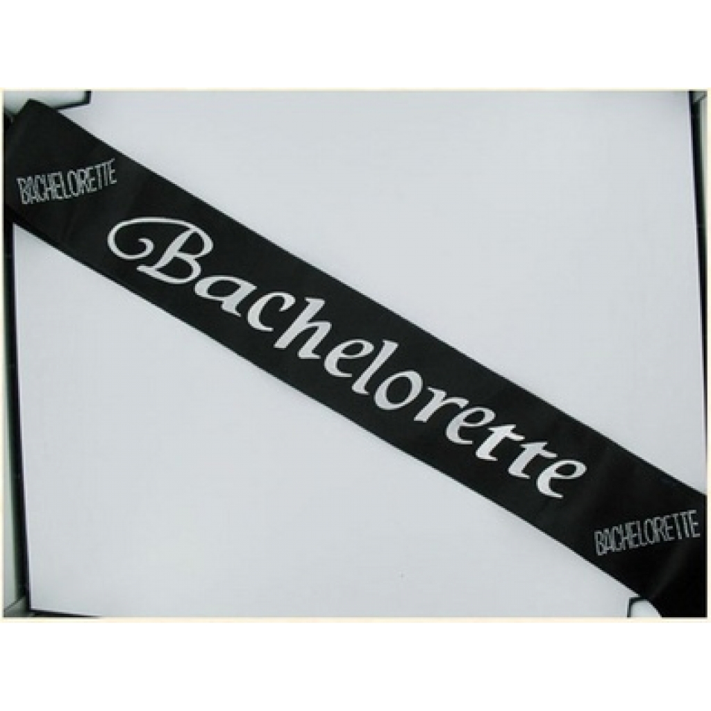 Bachelorette Black Sash - Party Wear