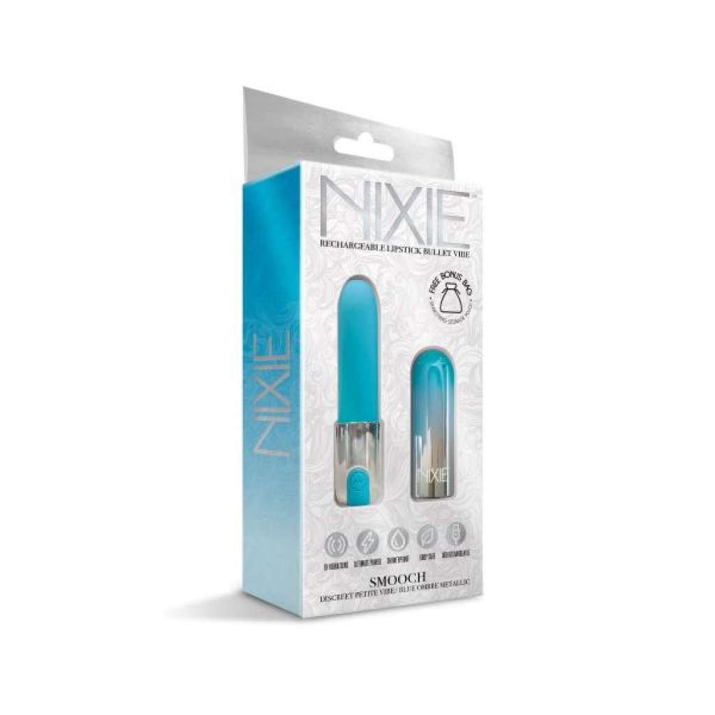 Nixie Lipstick Vibrator Blue Ombre - Bullet Vibrators