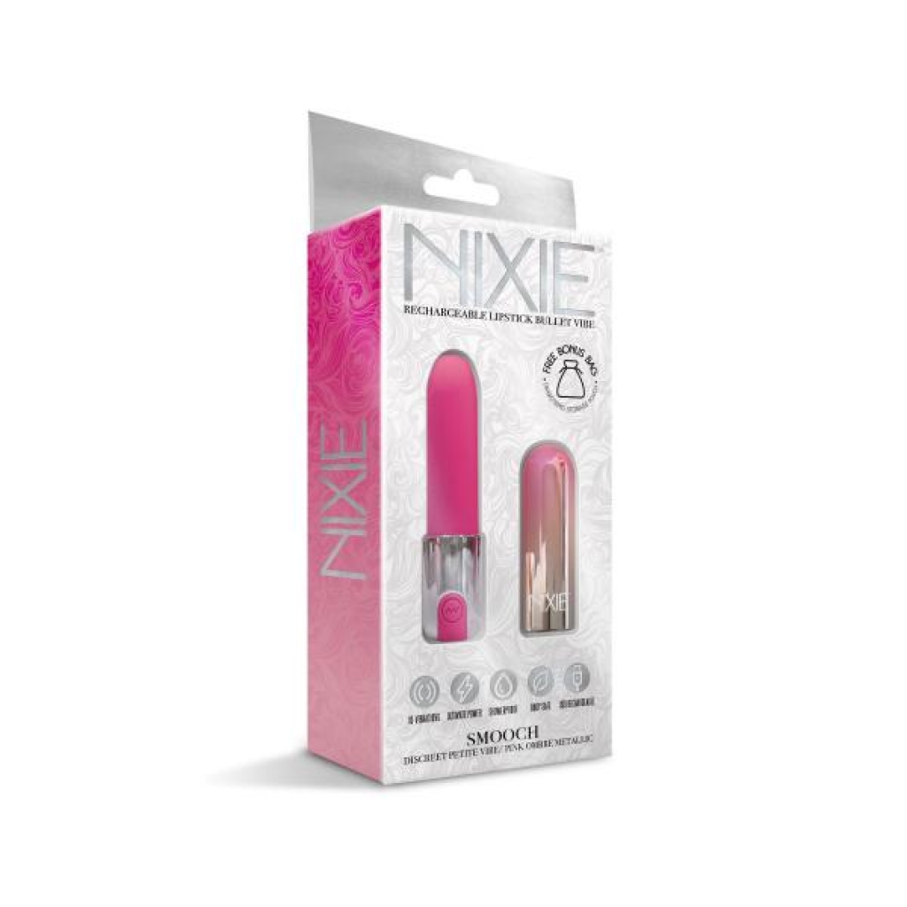 Nixie Lipstick Vibrator Pink Ombre - Bullet Vibrators