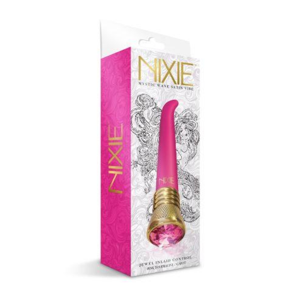 Nixie Jewel Satin G Vibe Pink Tourmaline - G-Spot Vibrators