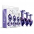 Nixie Metal Plug Trainer Set Purple Metallic - Anal Trainer Kits