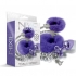Nixie Metal Plug & Furry Cuff Set Purple Metallic - Anal Plugs