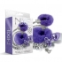 Nixie Metal Plug & Furry Cuff Set - Purple Metallic