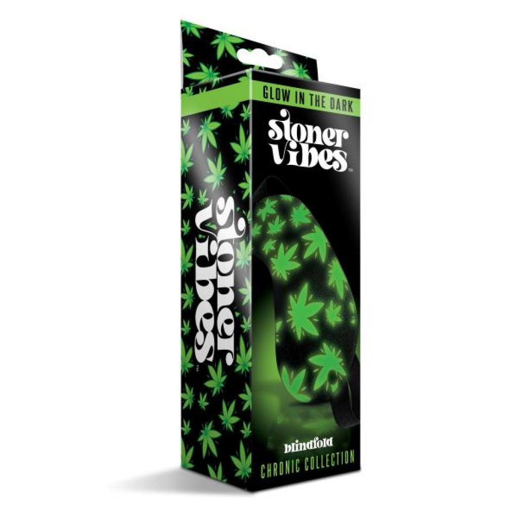 Stoner Vibe Chronic Collection Glow In The Dark Blindfold - Blindfolds