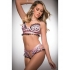 Pinklicious Silky Chekkini Panty & Bra Set