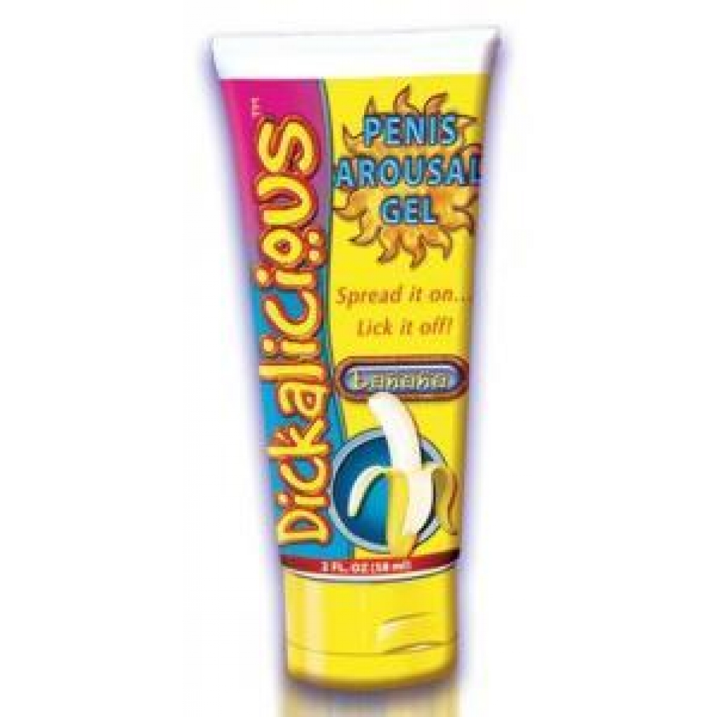 Dickalicious Penis Arousal Gel 2oz - Banana