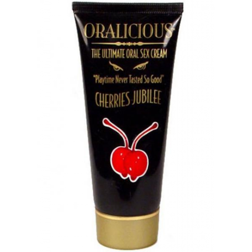 Oralicious Ultimate Oral Sex Cream 2 oz -  Cherry - Massagers