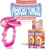 Pierced Tongue Vibrating Silicone Cock Ring Waterproof Magenta - Couples Vibrating Penis Rings